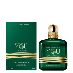 عطر سترونجر ويذ يو صندل وود جورجيو أرماني الرجالي أو دو بارفيوم 100 مل  Stronger With You Sandalwood Giorgio Armani Eau de Parfum
